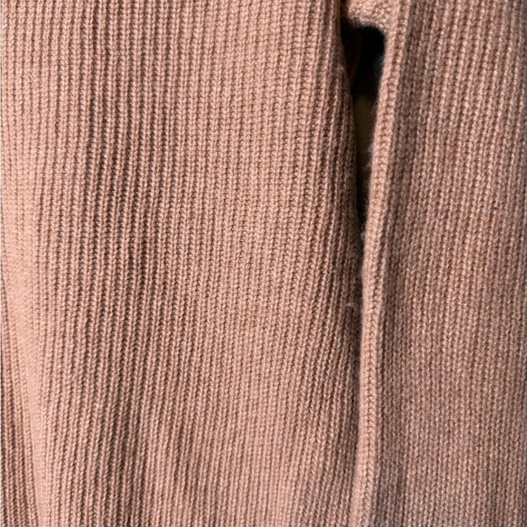 Madewell Women’s Quarter Zip Tan‎ Merino Wool Blend Sweater Size XXS - Picture 4 of 6